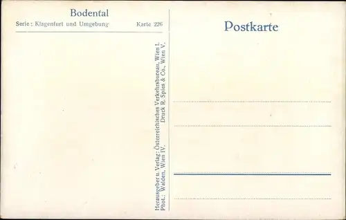 Ak Bodental in Kärnten, Ortsmotiv