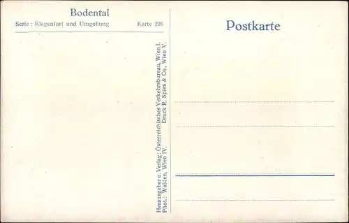 Ak Bodental Kärnten, Dorfpartie