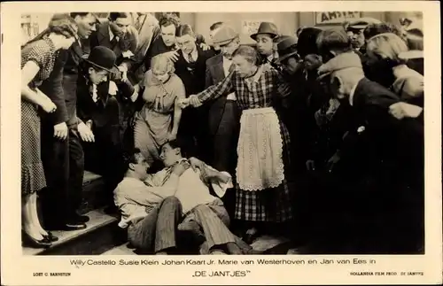 Ak Schauspieler Willy Castello, Susie Klein, Johan Kaart, Marie van Westerhoven, De Jantjes