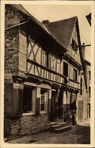 Ak Saint Brieuc Côtes d'Armor, Vieille Maisons