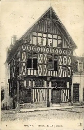 Ak Joigny Yonne, Maison du XVI siecle