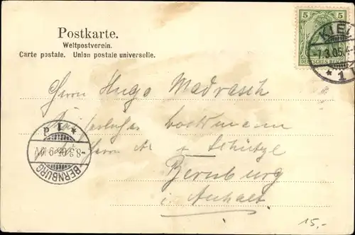 Ak Deutsches Kriegsschiff, SMS Braunschweig, Kaiserliche Marine