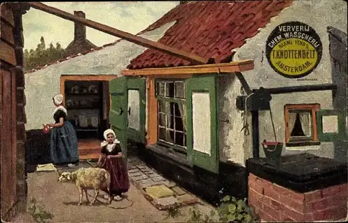 Künstler Ak Gerstenhauer, Johann Georg, niederländisches Dorfmotiv