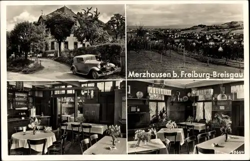 Ak Merzhausen im Breisgau, Gasthaus zum grünen Baum