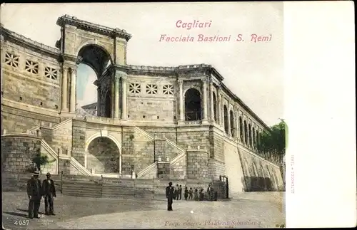 Ak Cagliari Sardegna, Facciata Bastioni S. Remi