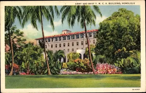 Ak Honolulu Hawaii USA, Army and Navy YMCA Building