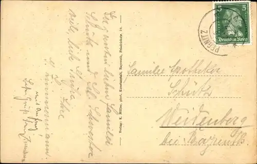 Ak Schüttersmühle Pottenstein in Oberfranken, Ortsansicht