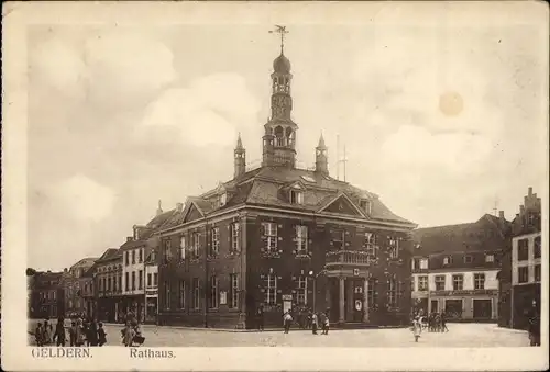 Ak Geldern am Niederrhein, Rathaus