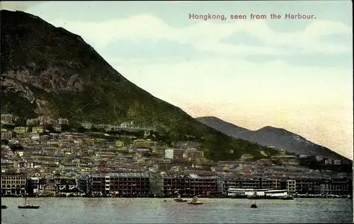 Ak Hongkong China, seen from the Harbour