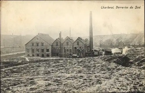 Ak Charleroi Wallonien Hennegau, Verreries du Sud