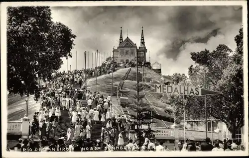 Foto Ak Rio de Janeiro Brasilien, Nossa Senhora da Penha, Medalhas