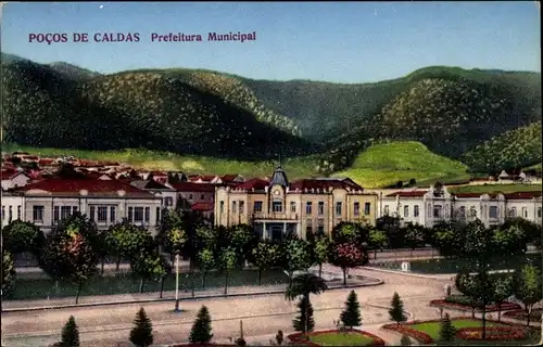 Ak Poços de Caldas Brasilien, Prefeitura Municipal