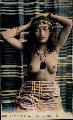 Ak Scenes et Types, Jeune Mauresque