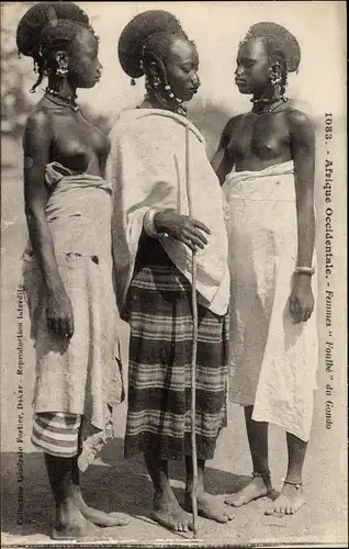 Ak Afrique Occidentale, Femmes Foulbé du Gondo