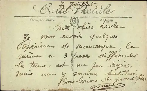 Ak Scenes et Types, Mauresque