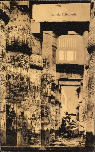 Ak Karnak Ägypten, Colonnads