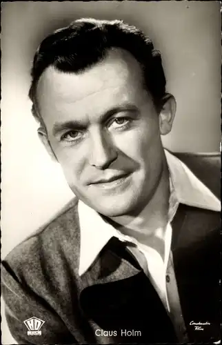 Ak Schauspieler Claus Holm, Portrait