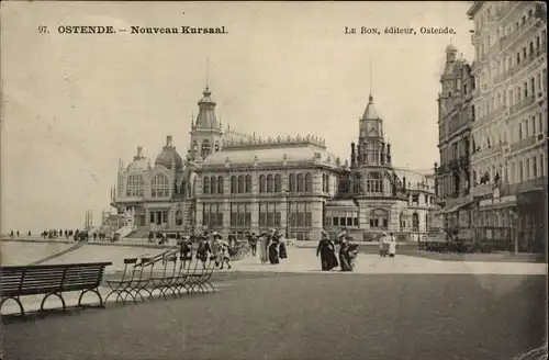 Ak Oostende Ostende Westflandern, Nouveau Kursaal