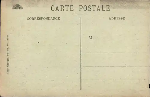 Ak Koekelare Couckelaere Westflandern, Le chargeur pour la piece Lange Max