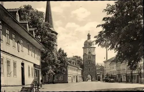 Ak Arnstadt in Thüringen, Blick zum Riedtor