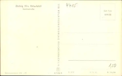Ak Zörbig in Anhalt, Leninstraße