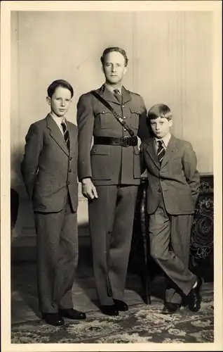 Ak König Leopold III. von Belgien, le Prince Baudouin, Le Prince de Liége