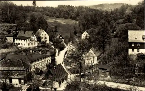 Ak Reinhardtsdorf Schöna Sächsische Schweiz, Hirschgrund