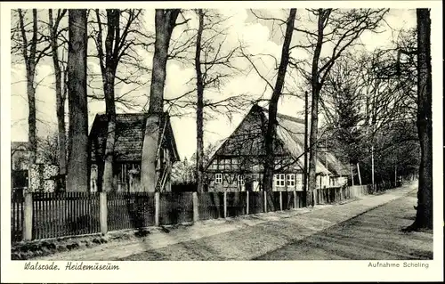 Ak Walsrode im Heidekreis, Heidemuseum, Fachwerkhaus