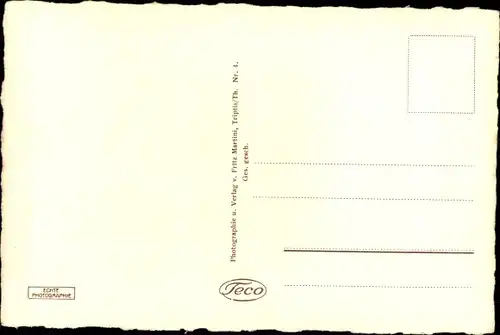 Ak Triptis in Thüringen, Kirche und Schule, Schlossturm, Sommerbad, Krieger-Ehrenmal, Erholungsheim