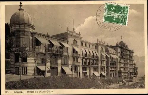 Ak Leysin Kanton Waadt, Hotel du Mont Blanc