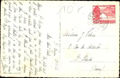 Ak Saint Cergue Kanton Waadt, La Place