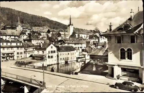 Ak Vallorbe Kanton Waadt, Le Pont sur l'Oise