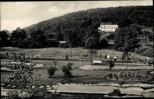 Ak Iserlohn im Märkischen Kreis, Minigolfplatz und Waldhotel Horn