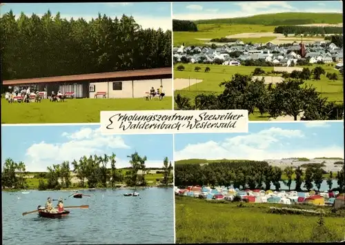 Ak Waldernbach Mengerskirchen im Westerwald, Erholungszentrum Seeweiher, Campingplatz