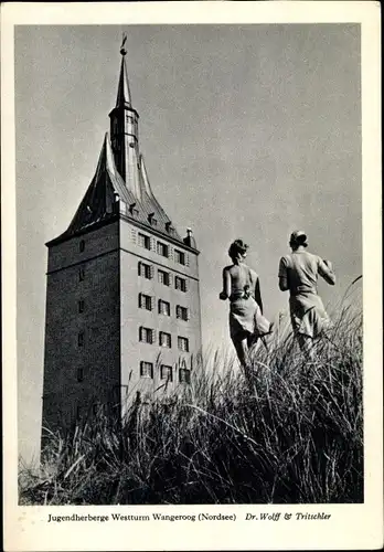 Ak Wangerooge Nordsee, Jugendherberge Westturm