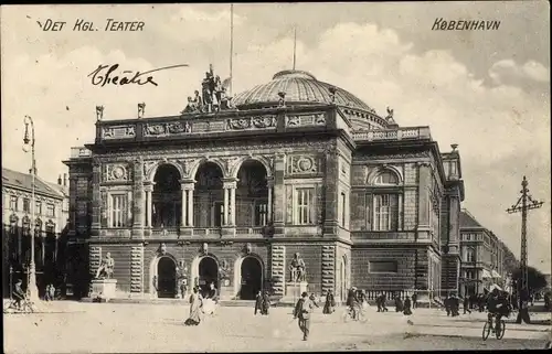 Ak København Kopenhagen Dänemark, Königliches Theater