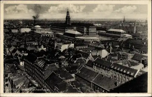 Ak København Kopenhagen Dänemark, Stadtübersicht