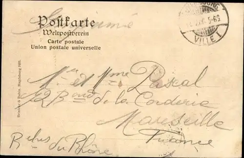 Ak Pfaffenthal Luxemburg, Panorama mit Bockfelsen