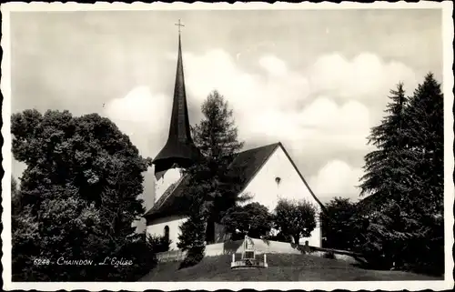 Ak Chaindon Reconvilier Kanton Bern, Kirche