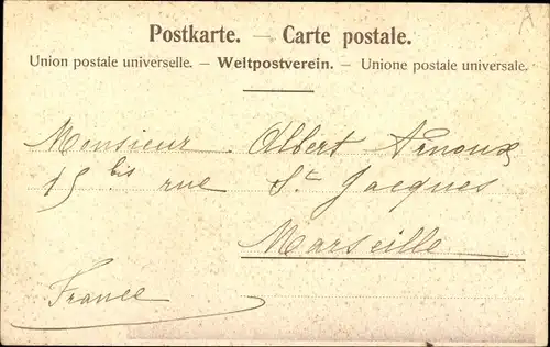 Ak Interlaken Kanton Bern Schweiz, Teilansicht mit Jungfrau