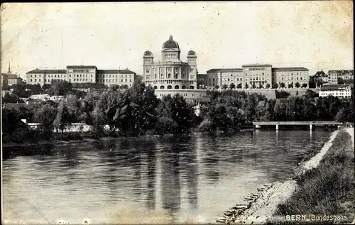 Ak Bern Stadt Schweiz, Bundeshaus