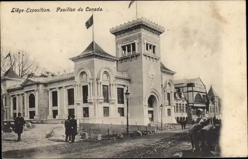 Ak Liège Lüttich Wallonien, Exposition, Pavillon du Canada