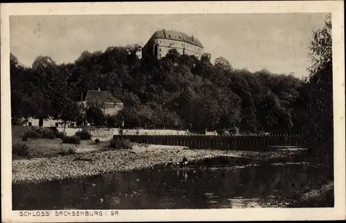 Ak Frankenberg in Sachsen, Schloss Sachsenburg