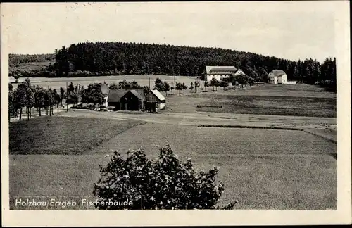 Ak Holzhau Rechenberg Bienenmühle Erzgebirge, Fischerbaude