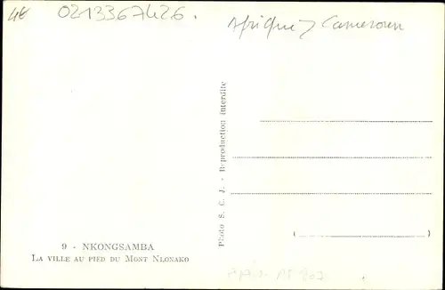 Ak Nkongsamba Kamerun, La ville au pied du Mont Nlonako