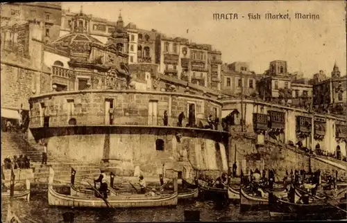 Ak Malta, Fish Market, Marina