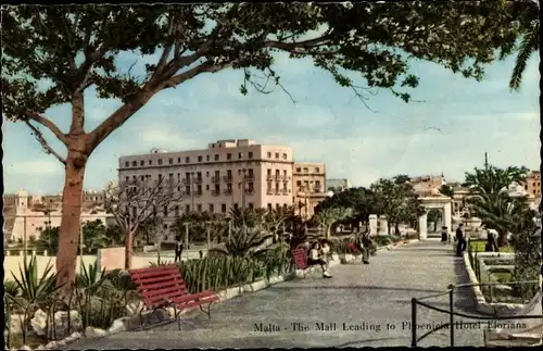 Ak Floriana Malta, The Mall Leading to Phoenicia Hotel