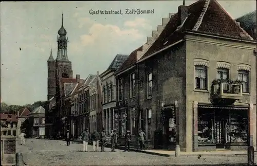 Ak Zaltbommel Gelderland, Gasthuisstraat, Geschäft