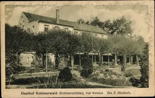 Ak Walddorf Kottmar in der Oberlausitz, Gasthof Kottmarwald