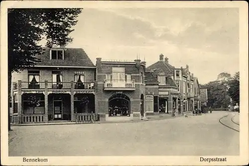 Ak Bennekom Gelderland, Dorpsstraat